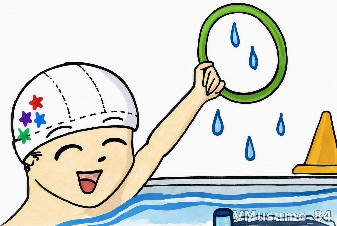 Primer día de clase de piscina